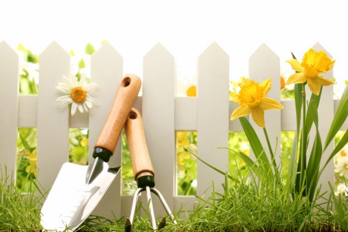 Professional grass cutting service for a residential garden in Barking